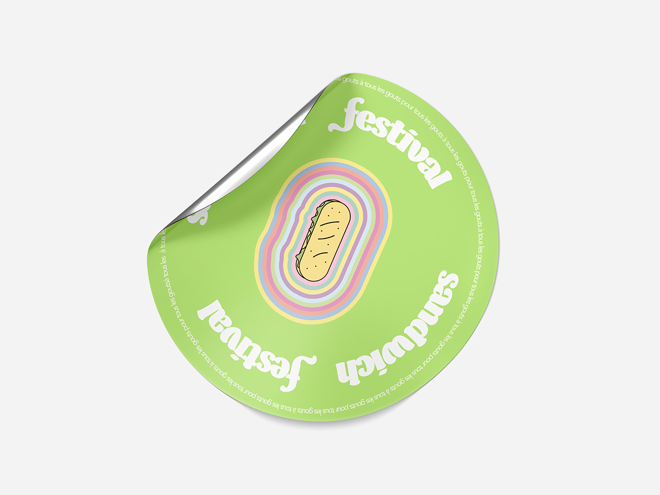 sticker du sandwich festival
