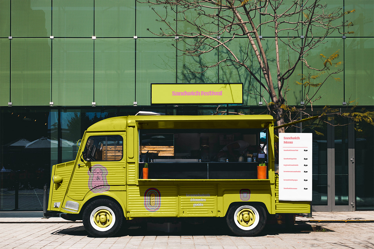 food truck pour le sandwich festival